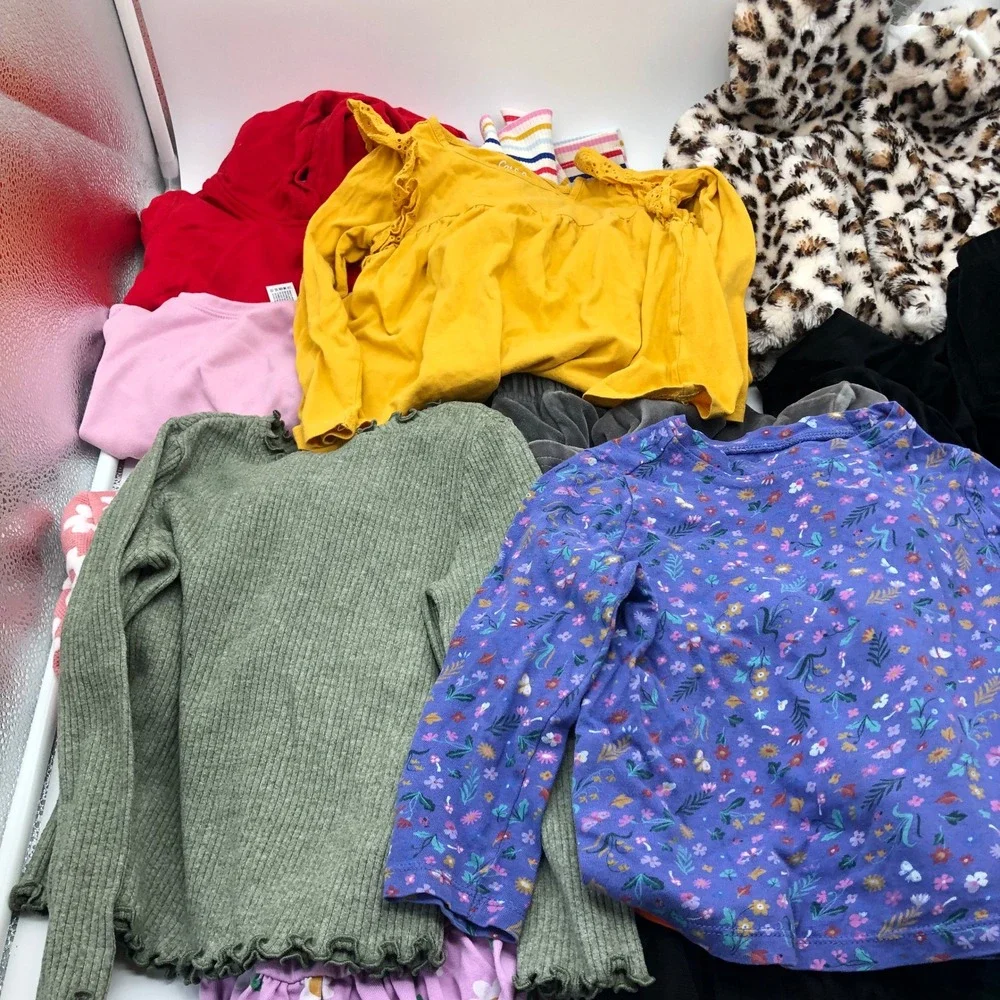 Girls 3T Long Sleeve Dresses T-Shirts BUNDLE Fall Winter Old Navy Cat Jack